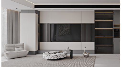 臺(tái)州·鉑珺府98m2現(xiàn)代意式風(fēng)格兩居室