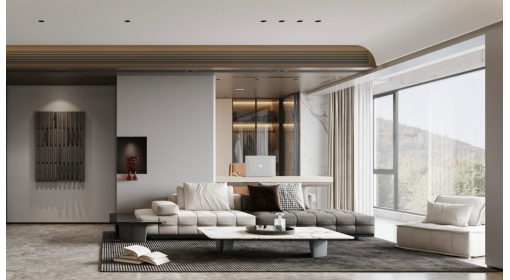 臺(tái)州·鉑珺府129m2現(xiàn)代意式風(fēng)格三居室