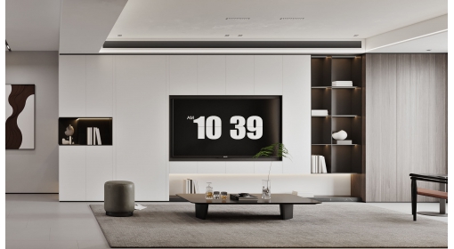 臺州·悅景園143m2現(xiàn)代極簡風(fēng)格三居室