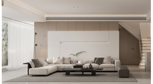 臺(tái)州·雙溪春曉151m2現(xiàn)代混搭兩居室