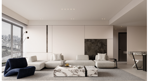 臺(tái)州·玖樾府121m2意式極簡風(fēng)格三居室