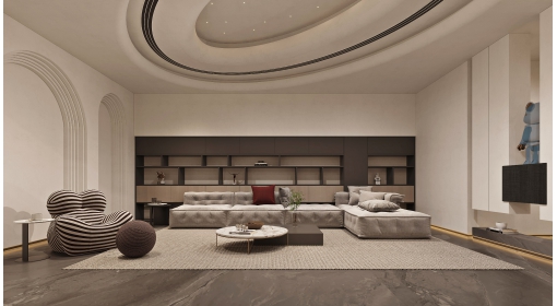 臺州·瀾溪花園600m2現(xiàn)代極簡風格