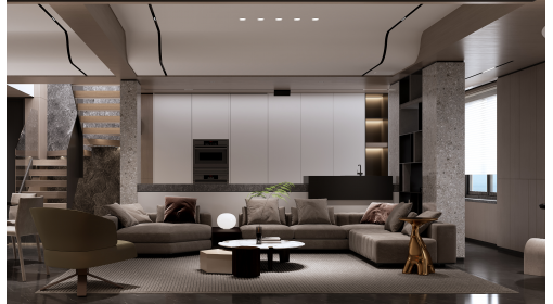 臺州·祥生金麟府215m2意式輕奢風(fēng)格