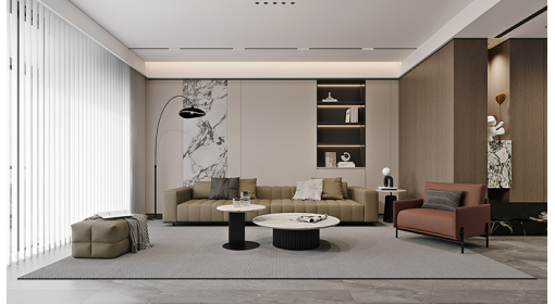 臺州·玖瓏壹號院500m2意式輕奢風(fēng)格