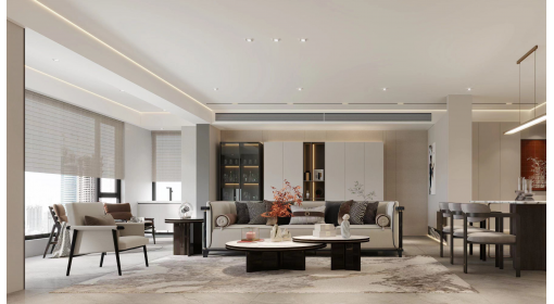 臺州·云樾觀嶺120m2新中式風(fēng)格兩居室