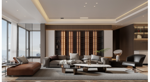 臺州·玖瓏和璽173m2輕奢混搭風(fēng)格