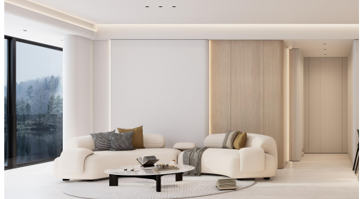 臺州·玖瓏壹號院120m2現(xiàn)代極簡風(fēng)格