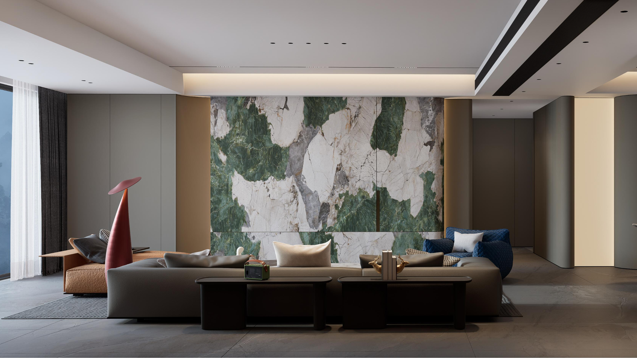 臺州·玖瓏和璽143m2意式混搭風格