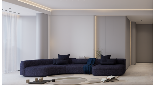 臺州·玖隆壹號院120m2現(xiàn)代極簡風(fēng)格